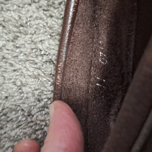 Minnetonka leather moccasins slip ons - 11 - brown chocolate moose - Picture 8 of 9